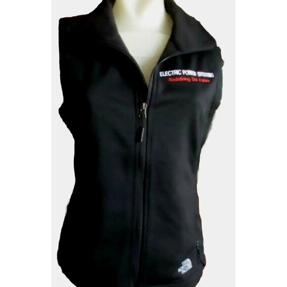 Small The North Face Womens Softshell Vest Electric Power Systems Aerospace Logo - Picture 1 of 7